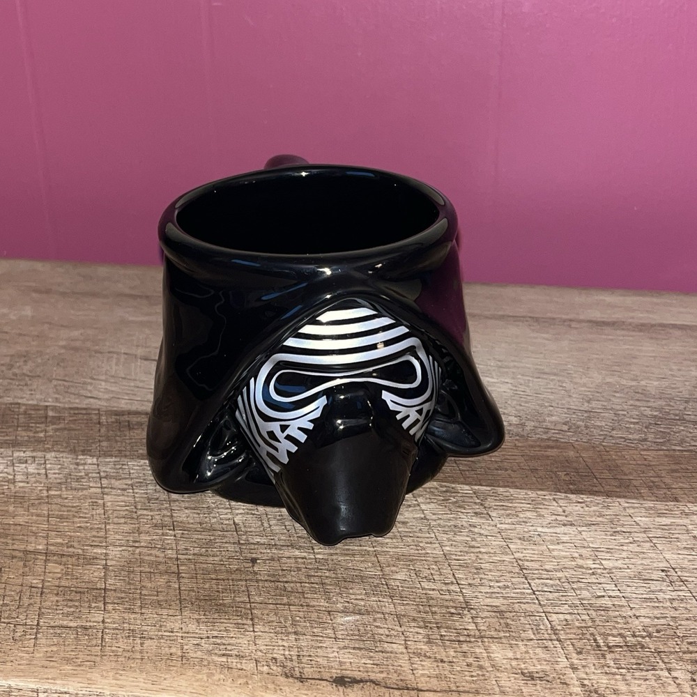 DISNEY‎ STORE STAR WARS DARTH VADER SCULPTED 3D EMBOSSED COFFEE MUG CUP GALERIE